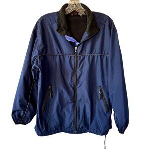 Prospirit Mens Blue Full-Zip Windbreaker Jacket Small Lightweight